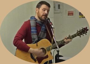 Nathan Surles at Our Community Cup Coffeehouse