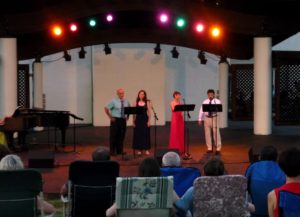 Rigoletto quartet at Rose Tree Park